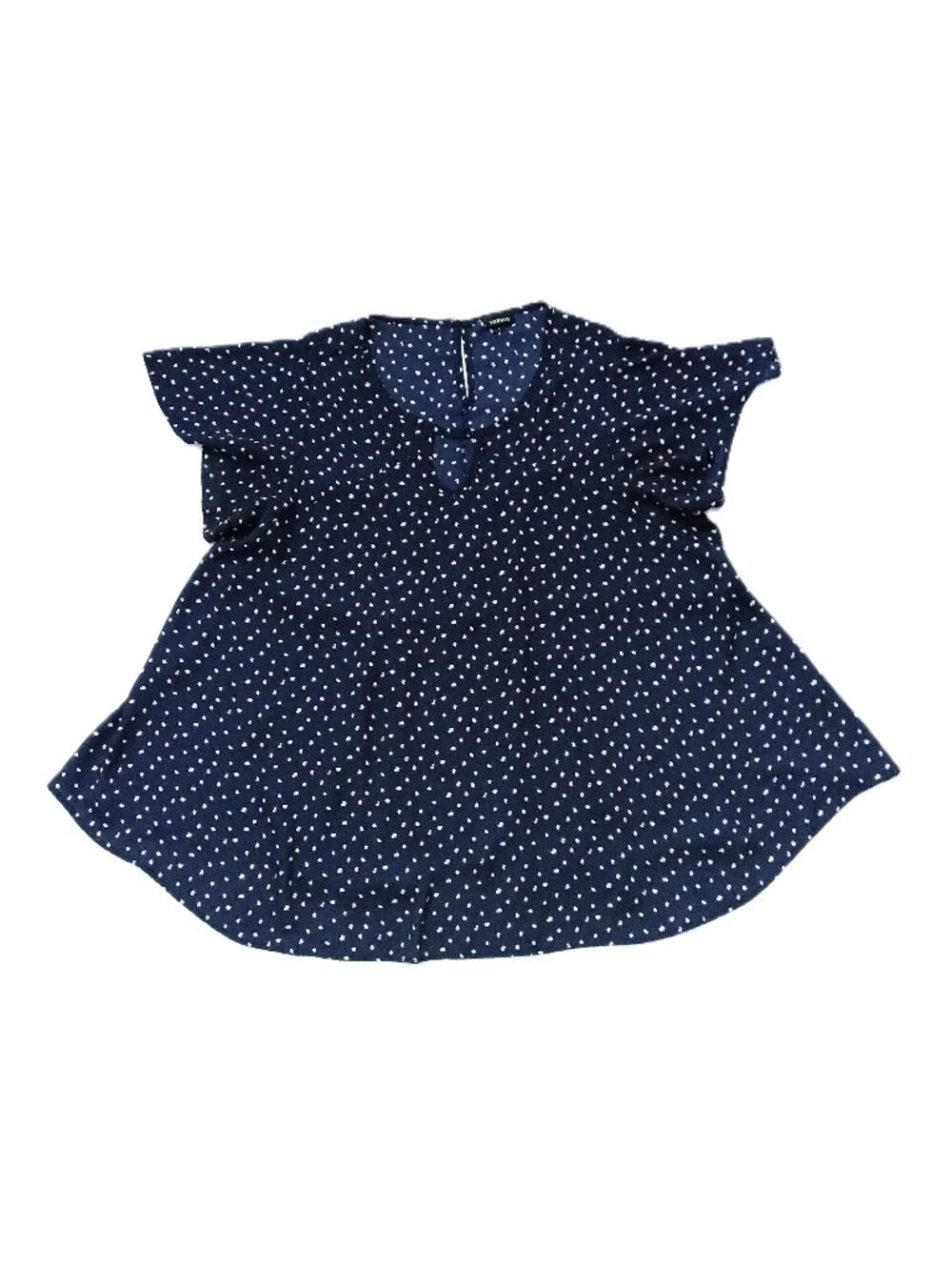 TORRID Double Dot A-Line Blouse. Plus Size 2 - Picture 3 of 9
